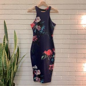 Fitted Floral Dress